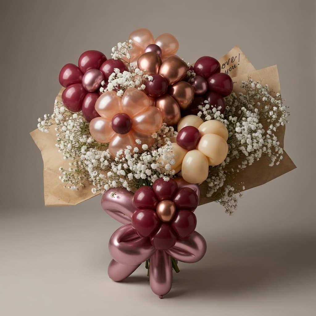 Bouquet balloon creation by Sarah Langley