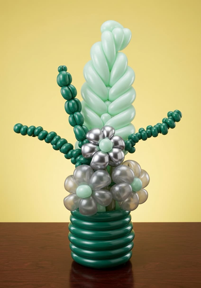 Bouquet balloon creation by Sarah Langley
