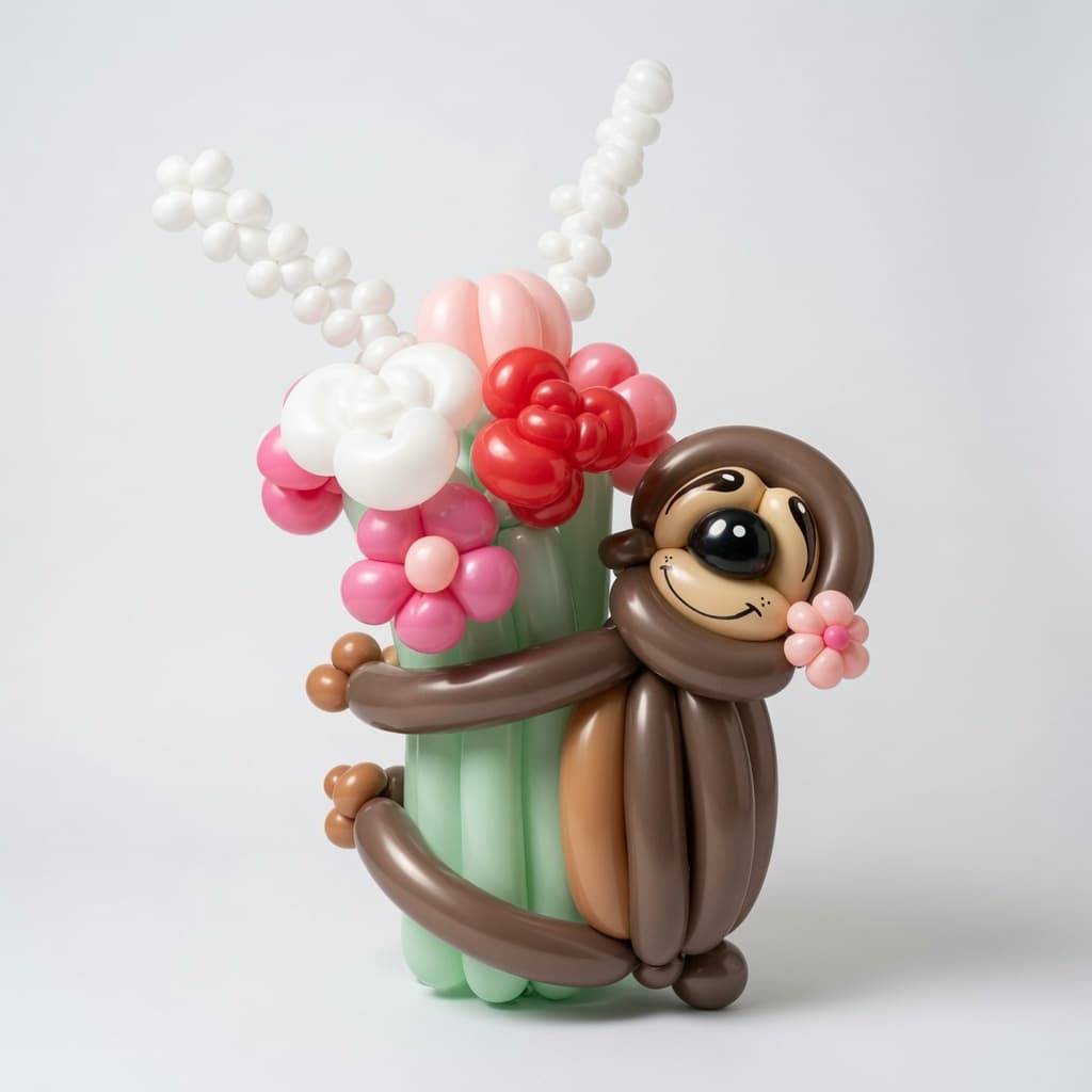 Bouquet balloon creation by Sarah Langley