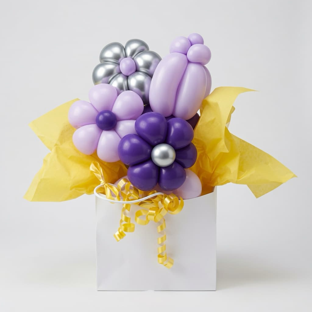 Bouquet balloon creation by Sarah Langley