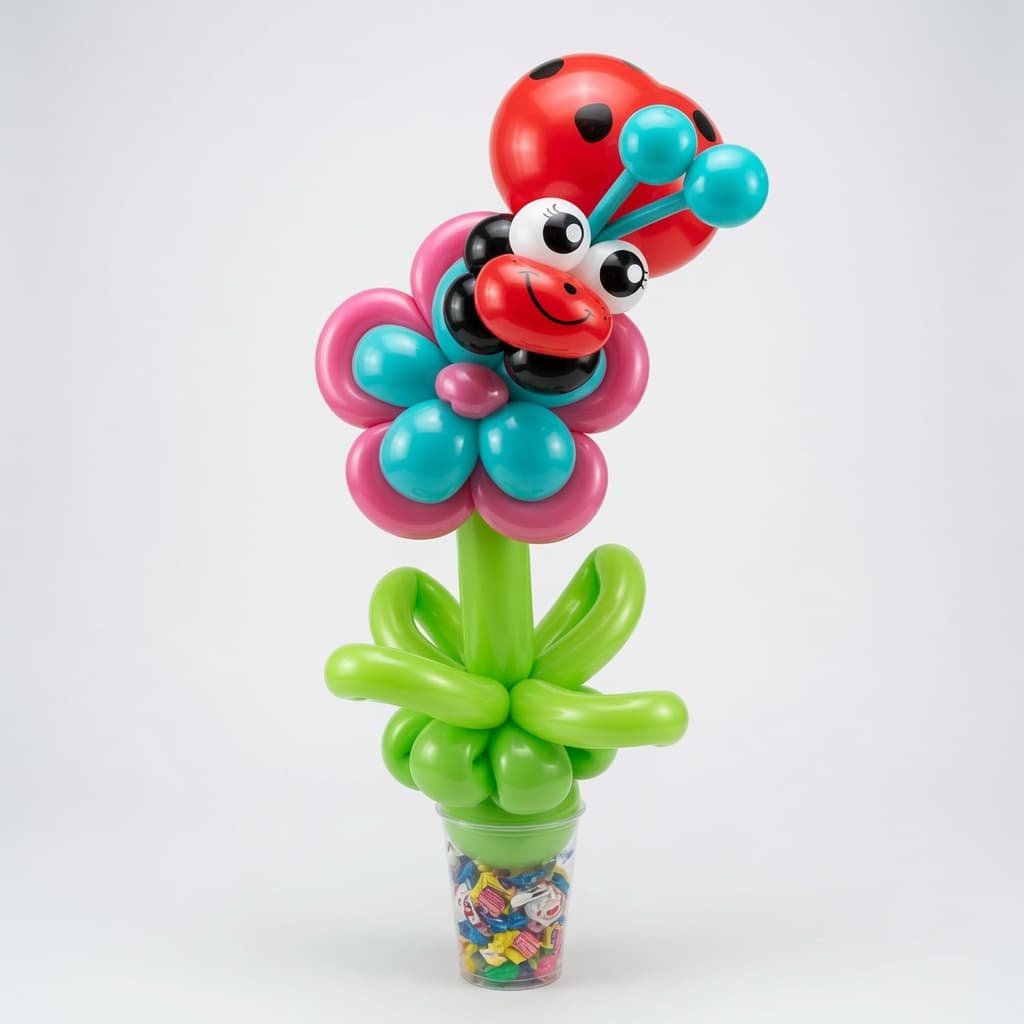 Bouquet balloon creation by Sarah Langley