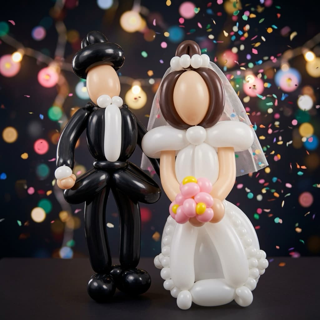 Bouquet balloon creation by Sarah Langley