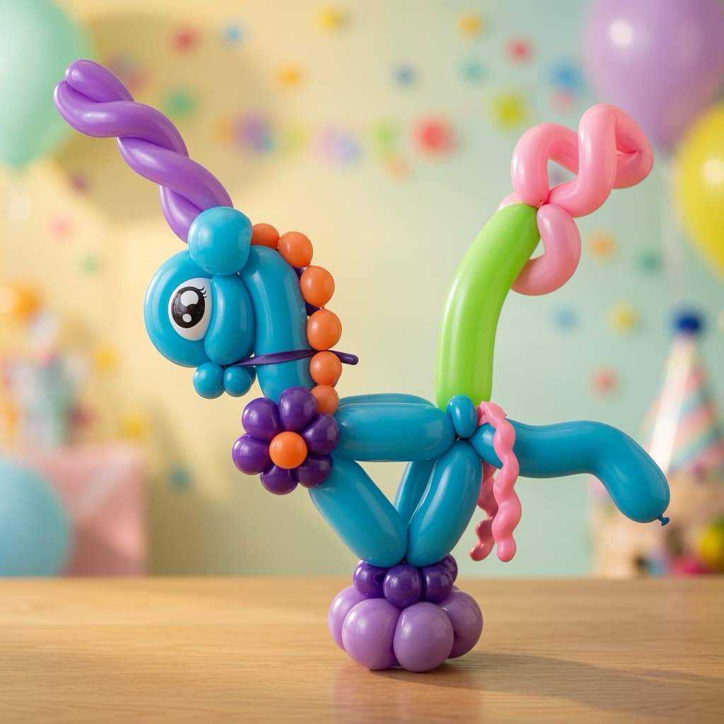 Sculpture balloon creation by Sarah Langley