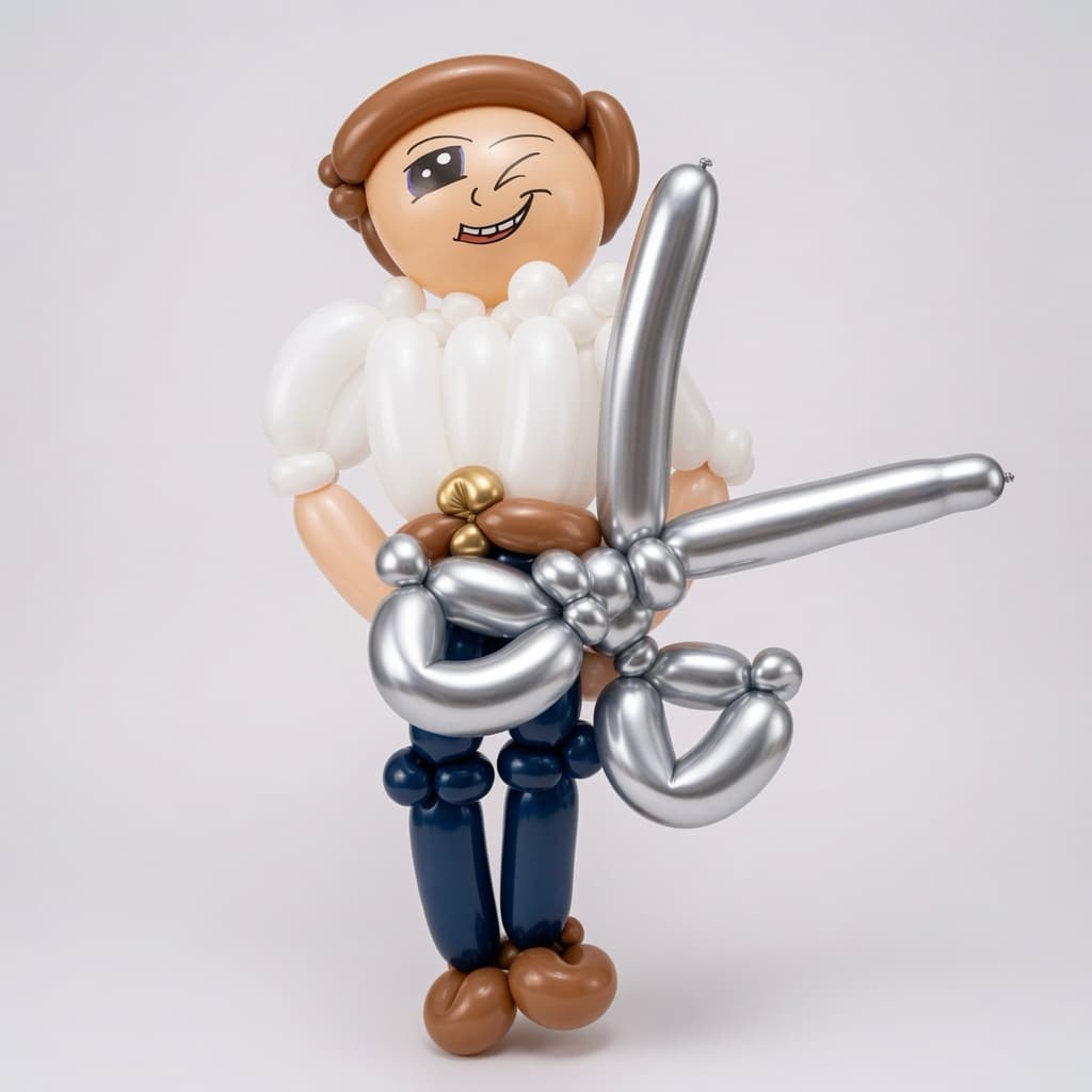 Sculpture balloon creation by Sarah Langley