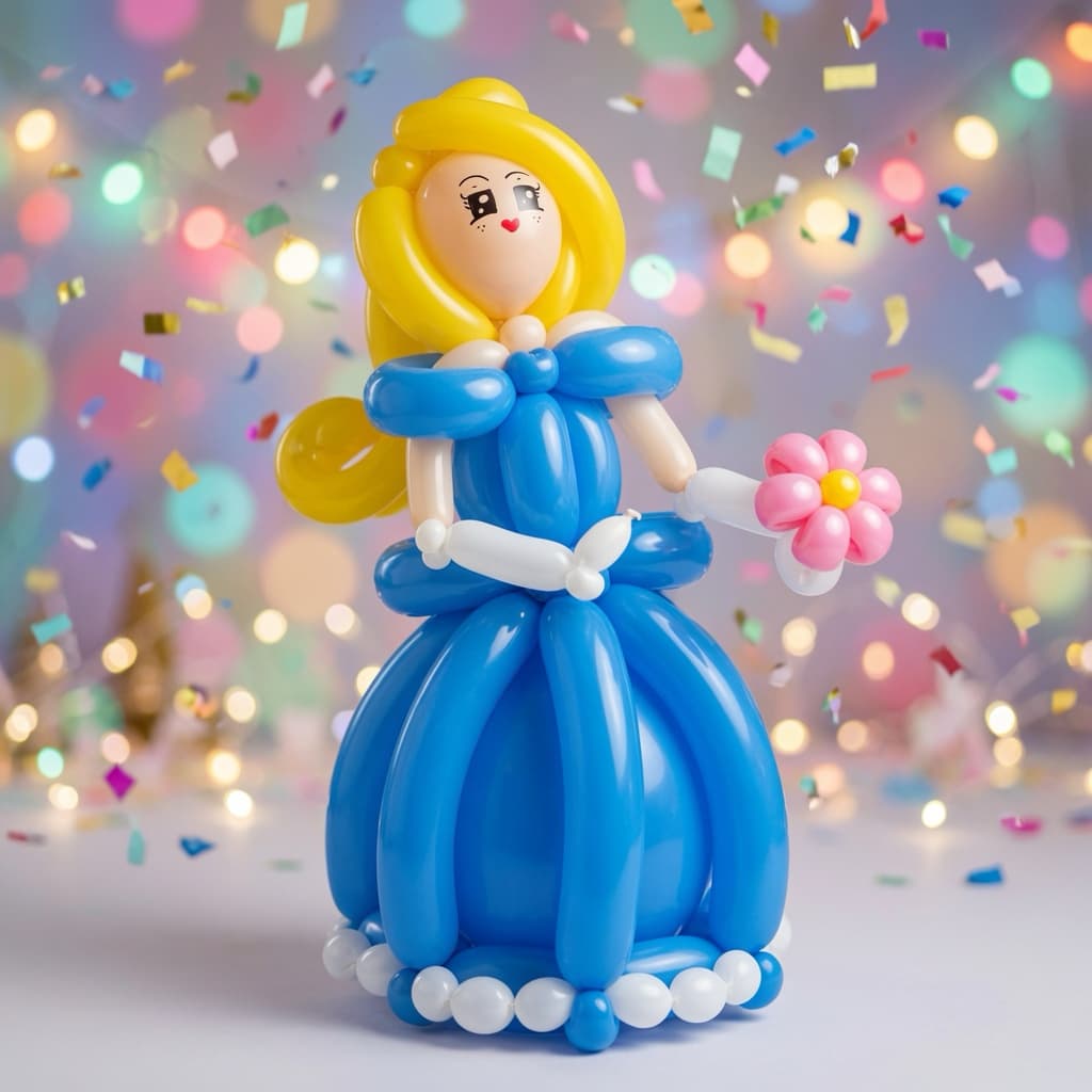 Sculpture balloon creation by Sarah Langley